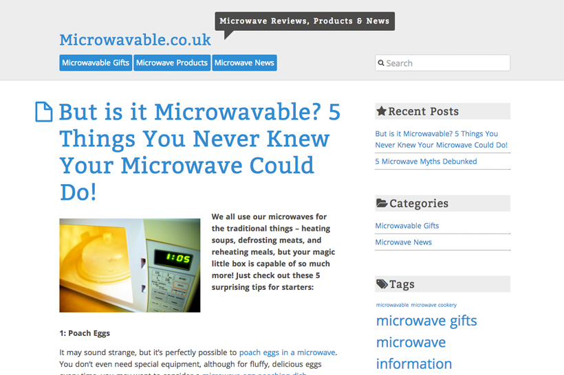 Microwavable.co.uk – One Word Domain For Sale